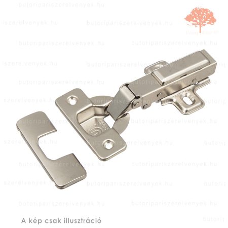 STRONG kivetőpánt - RÁÜTŐDŐ 110° - S5 - fékezett - klikkes - H0 talp - komplett készlet