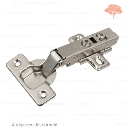 STRONG kivetőpánt - RÁÜTŐDŐ 110° - S3 - fékezett - klikkes - H0 talp - komplett készlet